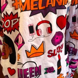 On Fire multi print hoodie